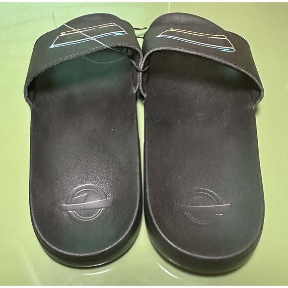 iSlide San Antonio Spurs Black Sandals Slides UNISEX SIZE W 6/7, M‎ 5/6 *NEW* - Picture 3 of 6